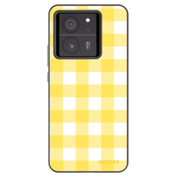 Picasee Xiaomi 13T Hülle - Schwarzes Silikon - Gride lemon