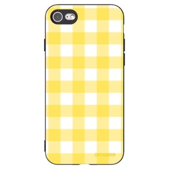 Picasee Apple iPhone 7 Hülle - Schwarzes Silikon - Gride lemon