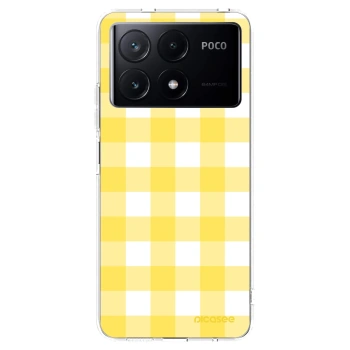 Picasee Xiaomi Poco X6 Pro Hülle - Transparentes Silikon - Gride lemon