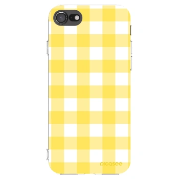 Picasee Apple iPhone 7 Hülle - Transparentes Silikon - Gride lemon