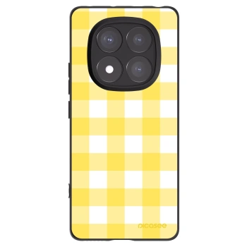Picasee Xiaomi Redmi Note 14 Pro 5G Hülle - Schwarzes Silikon - Gride lemon