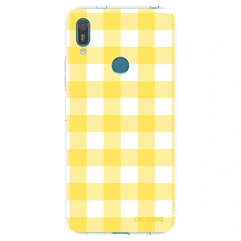 Picasee Huawei Y7 2019 Hülle - Transparentes Silikon - Gride lemon