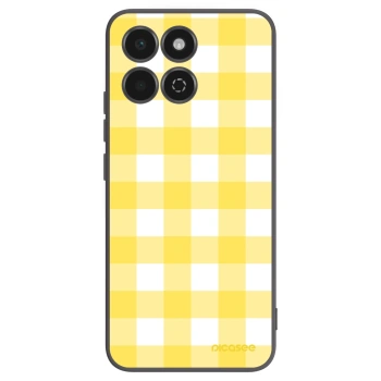 Picasee Honor 200 Smart 5G Hülle - Schwarzes Silikon - Gride lemon