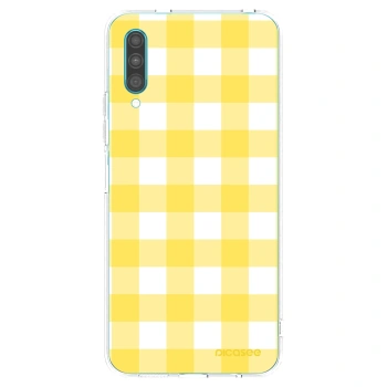 Picasee Samsung Galaxy A30s A307F Hülle - Transparentes Silikon - Gride lemon
