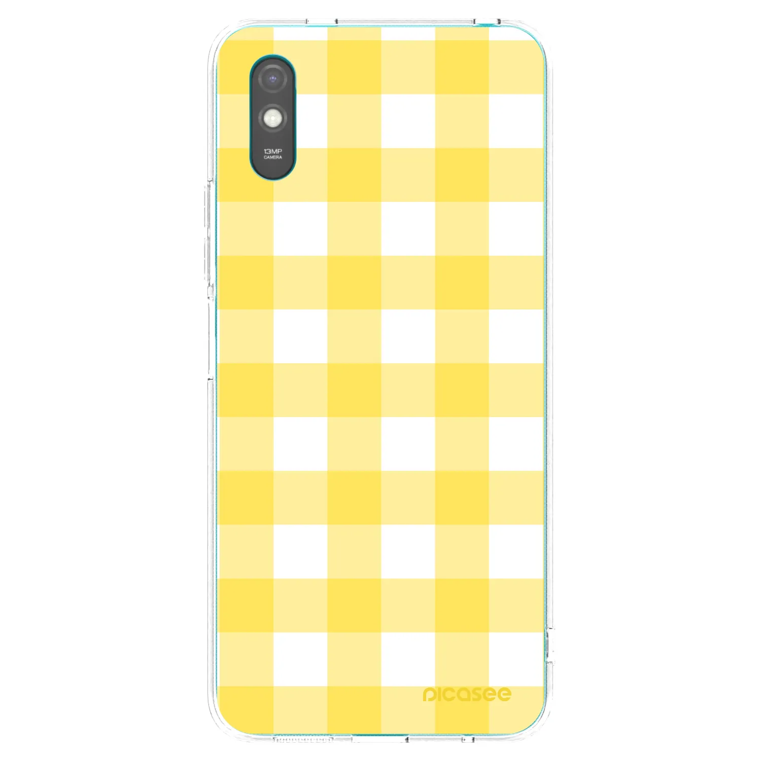 Picasee Xiaomi Redmi 9AT Hülle - Transparentes Silikon - Gride lemon