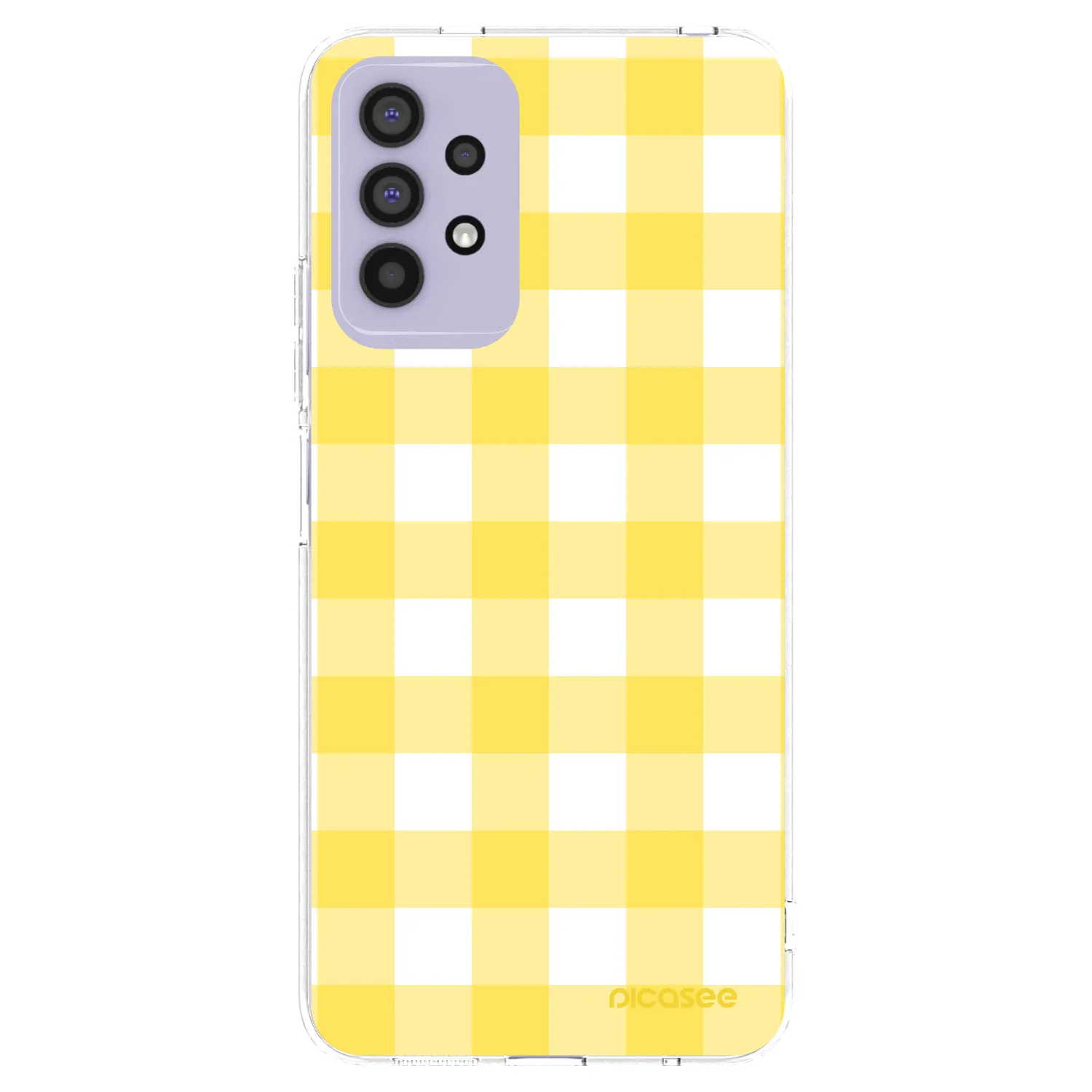Picasee Samsung Galaxy A32 4G SM-A325F Hülle - Transparentes Silikon - Gride lemon