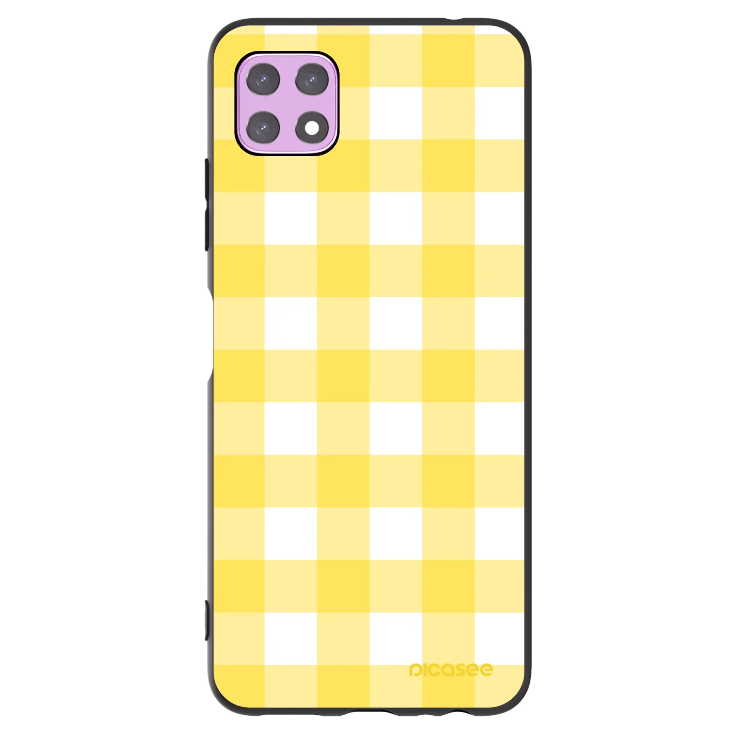 Picasee Samsung Galaxy A22 A226B 5G Hülle - Schwarzes Silikon - Gride lemon