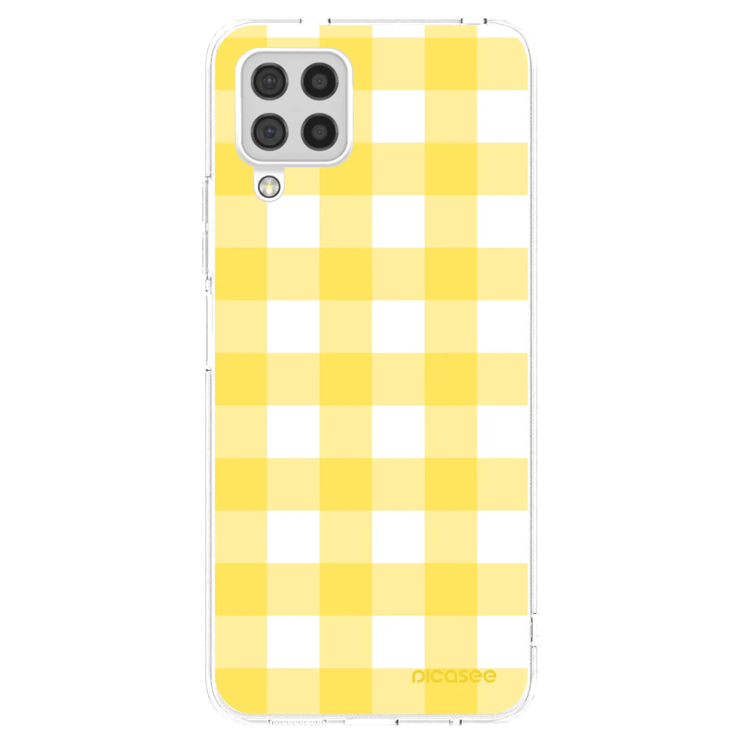 Picasee Samsung Galaxy A22 A225F 4G Hülle - Transparentes Silikon - Gride lemon