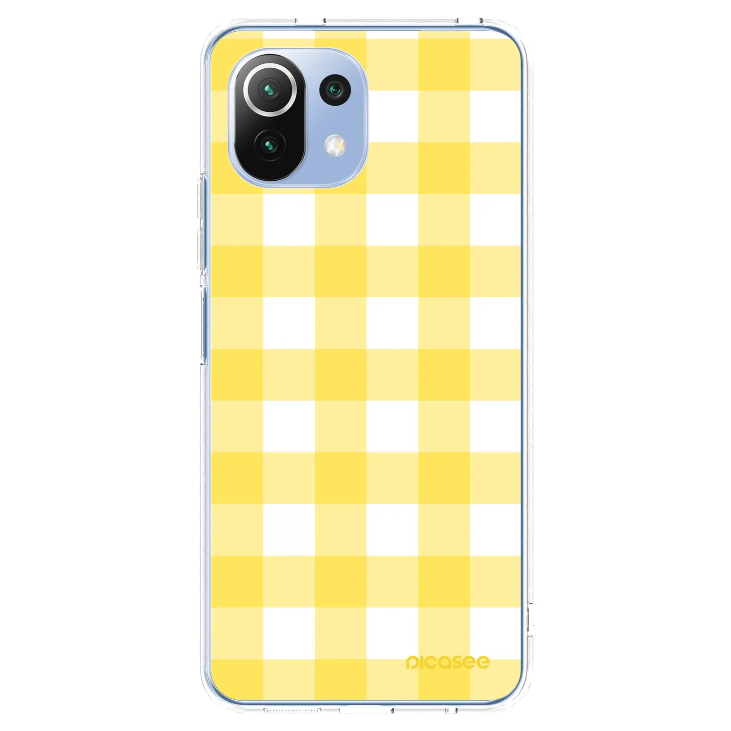 Picasee Xiaomi 11 Lite 5G NE Hülle - Transparentes Silikon - Gride lemon