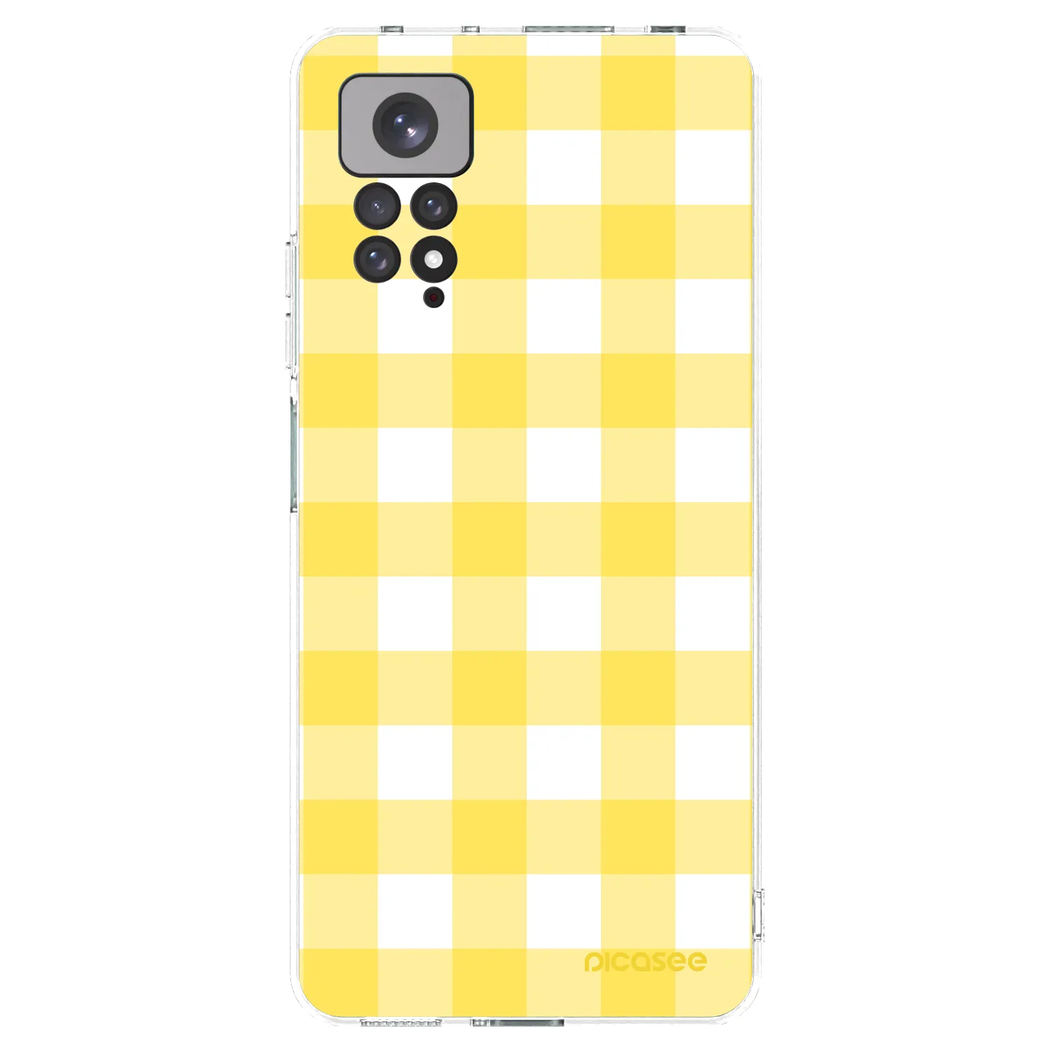 Picasee Xiaomi Redmi Note 11 Hülle - Transparentes Silikon - Gride lemon