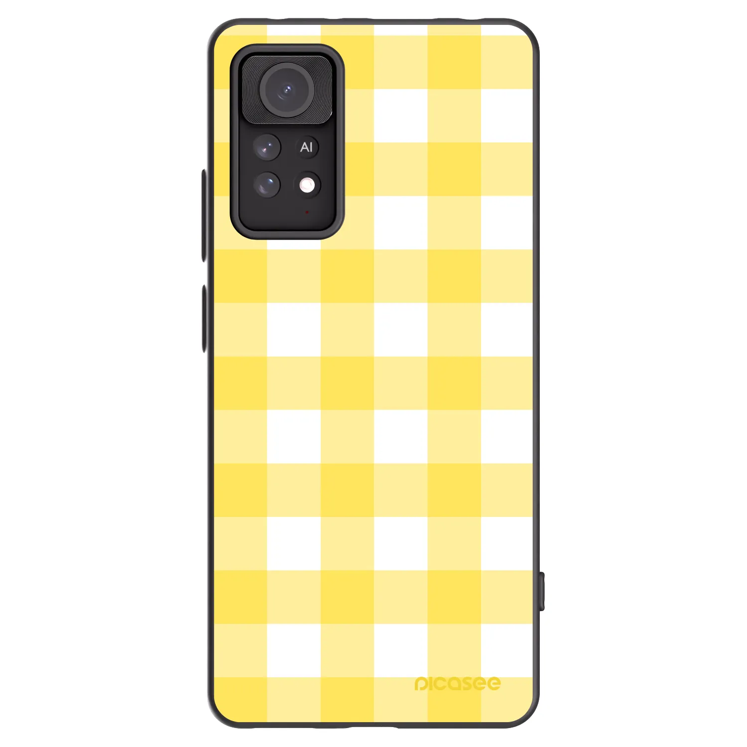 Picasee Xiaomi Redmi Note 11 Pro 5G Hülle - Schwarzes Silikon - Gride lemon