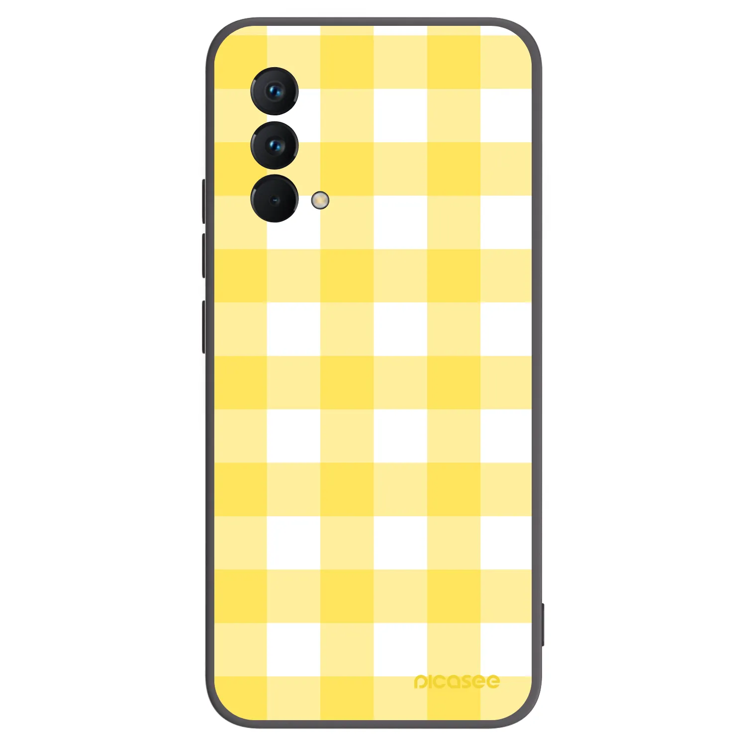 Picasee Realme GT Master Edition 5G Hülle - Schwarzes Silikon - Gride lemon
