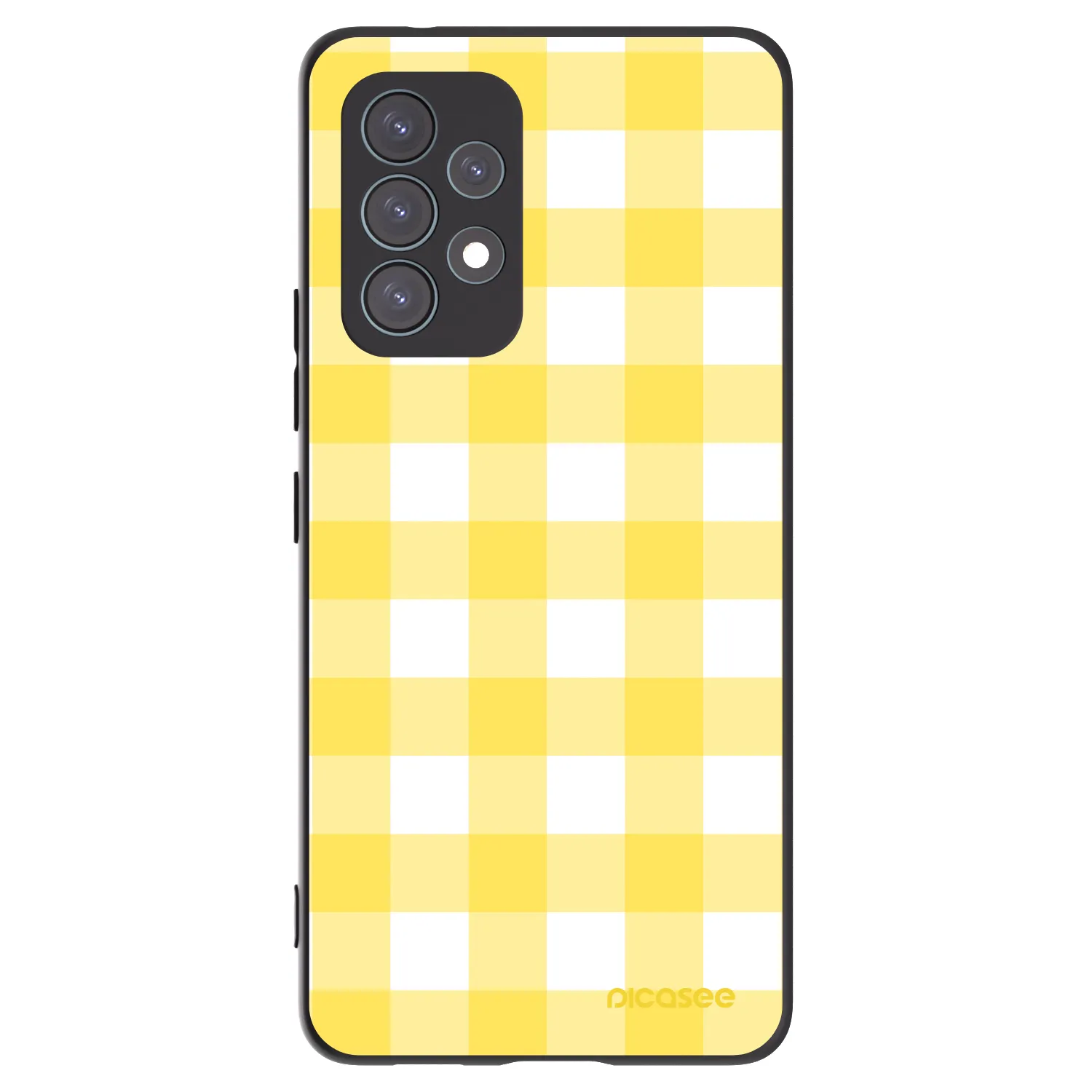 Picasee Samsung Galaxy A53 5G A536 Hülle - Schwarzes Silikon - Gride lemon