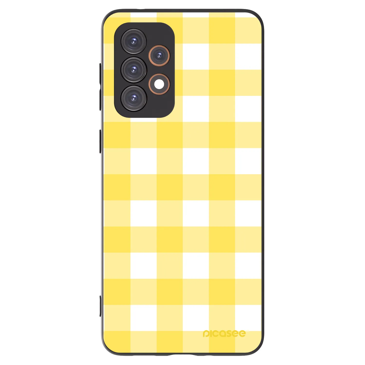 Picasee Samsung Galaxy A33 5G A336 Hülle - Schwarzes Silikon - Gride lemon