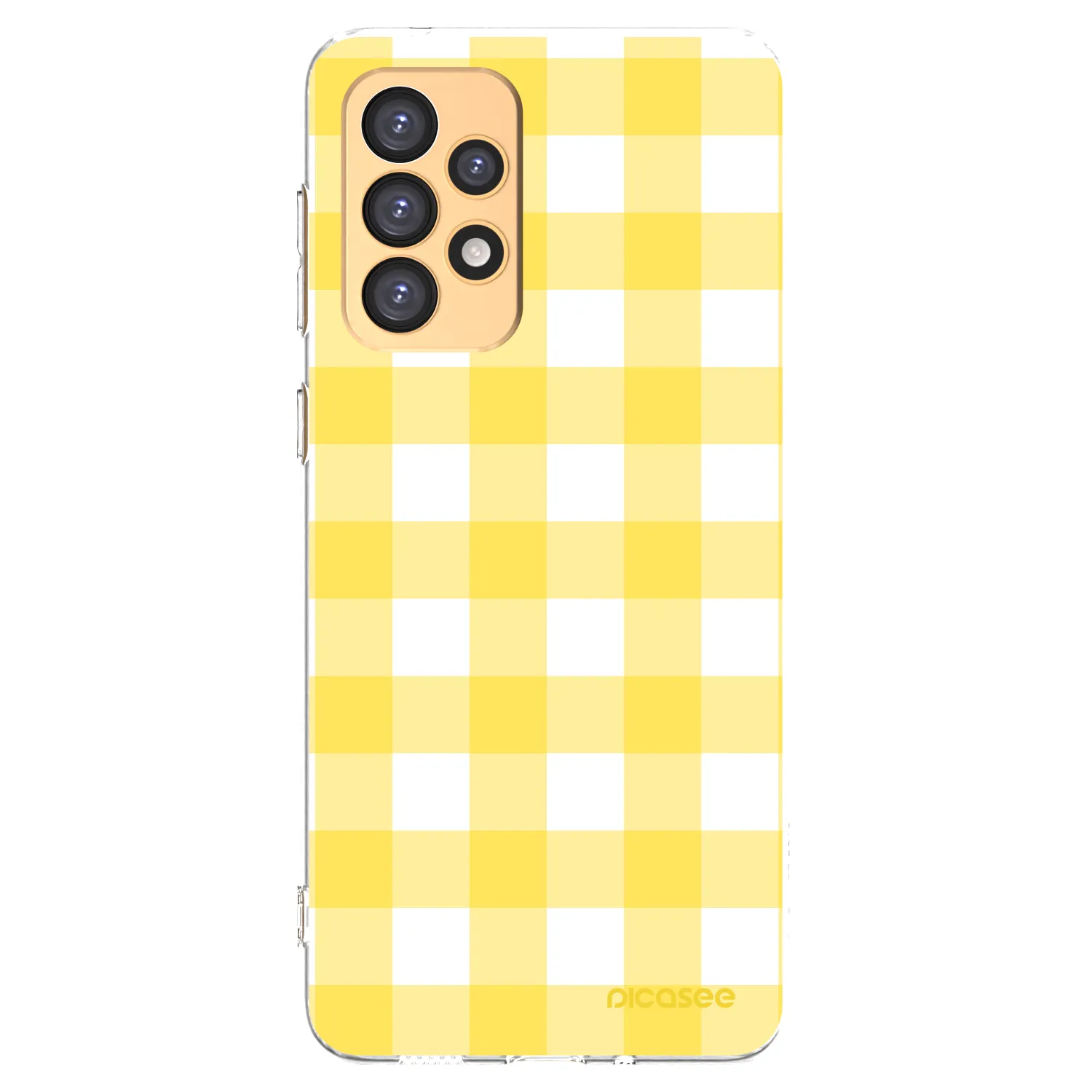Picasee Samsung Galaxy A33 5G A336 Hülle - Transparentes Silikon - Gride lemon