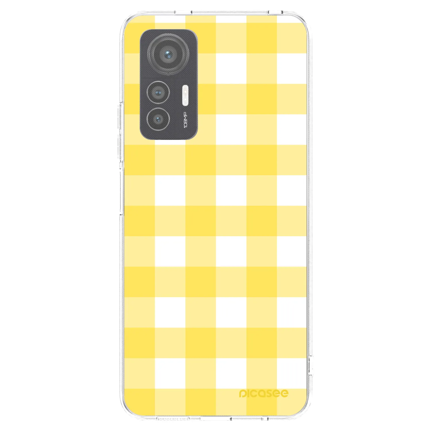 Picasee Xiaomi 12 Lite Hülle - Transparentes Silikon - Gride lemon