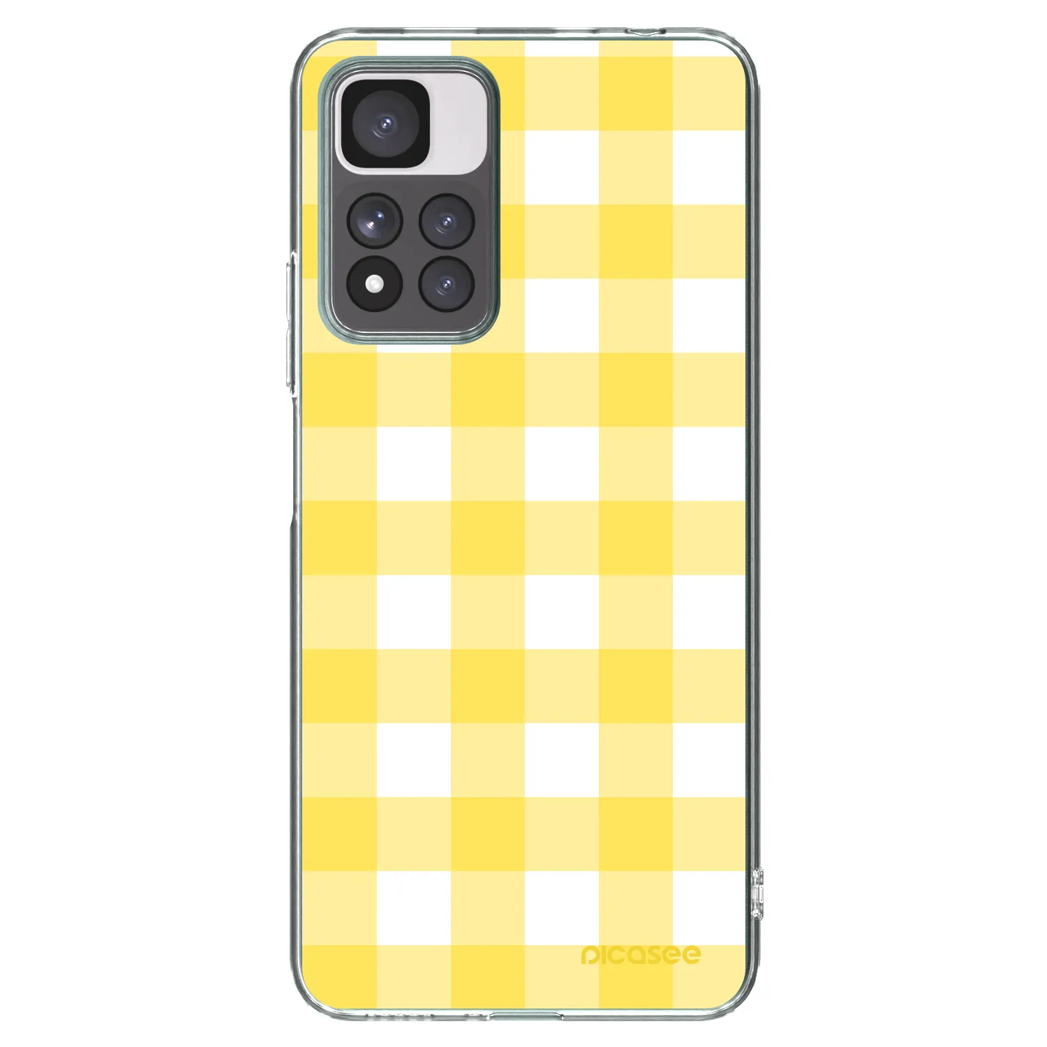 Picasee Xiaomi Redmi Note 11 Pro+ 5G Hülle - Transparentes Silikon - Gride lemon