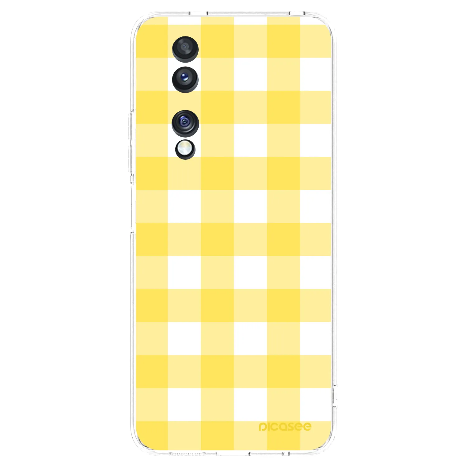 Picasee Honor 70 Hülle - Transparentes Silikon - Gride lemon