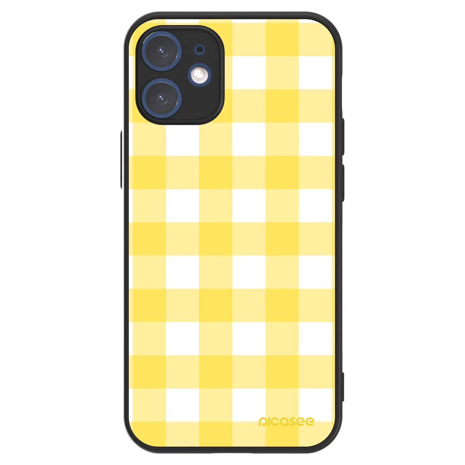 Picasee ULTIMATE CASE MagSafe für Apple iPhone 12 mini - Gride lemon