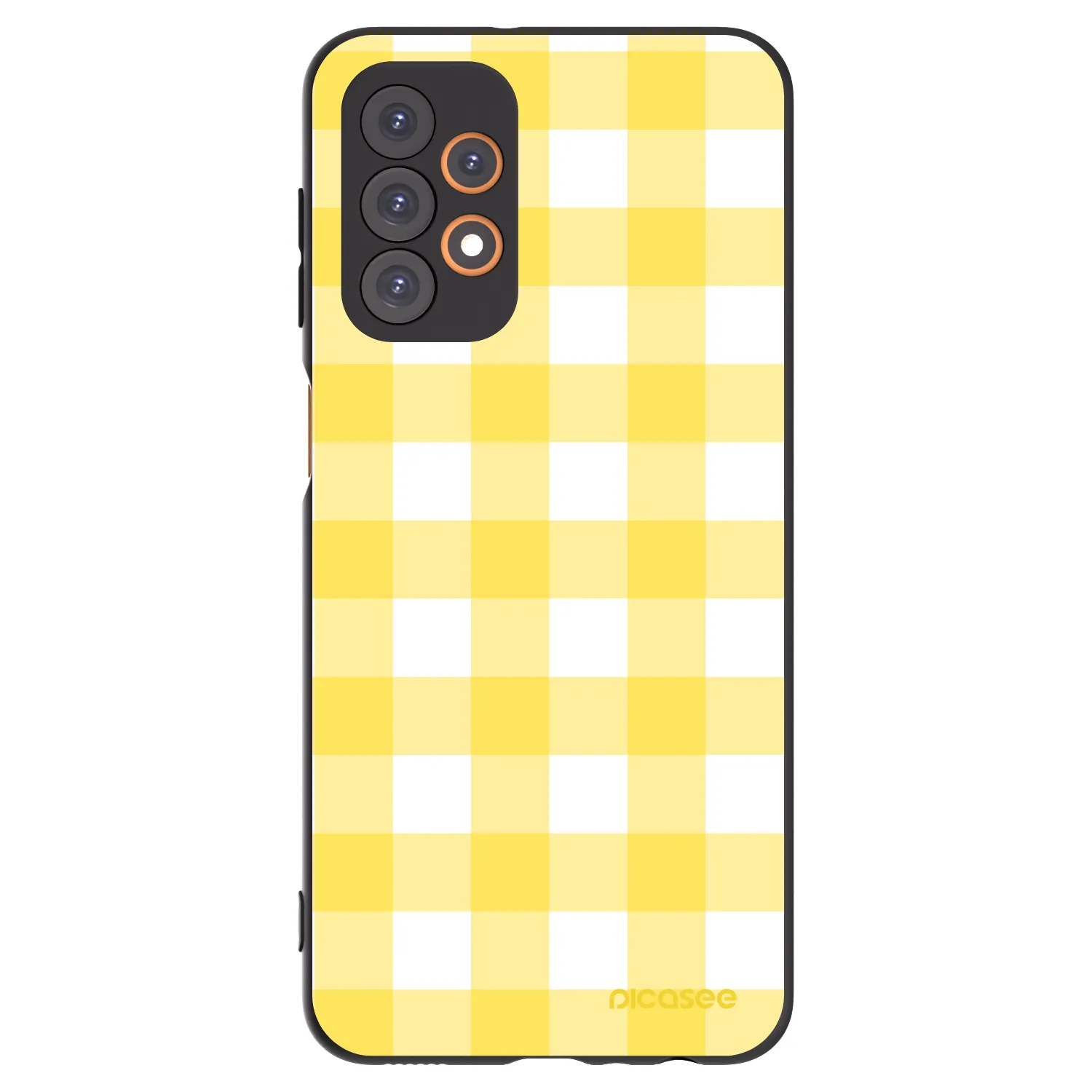 Picasee Samsung Galaxy A23 A236B 5G Hülle - Schwarzes Silikon - Gride lemon