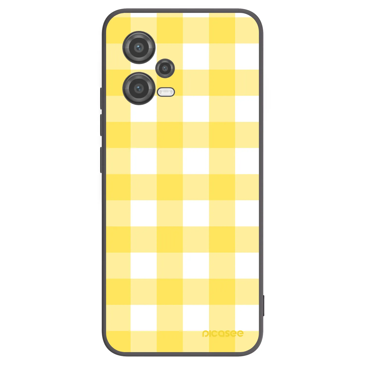 Picasee Xiaomi Poco X5 Hülle - Schwarzes Silikon - Gride lemon