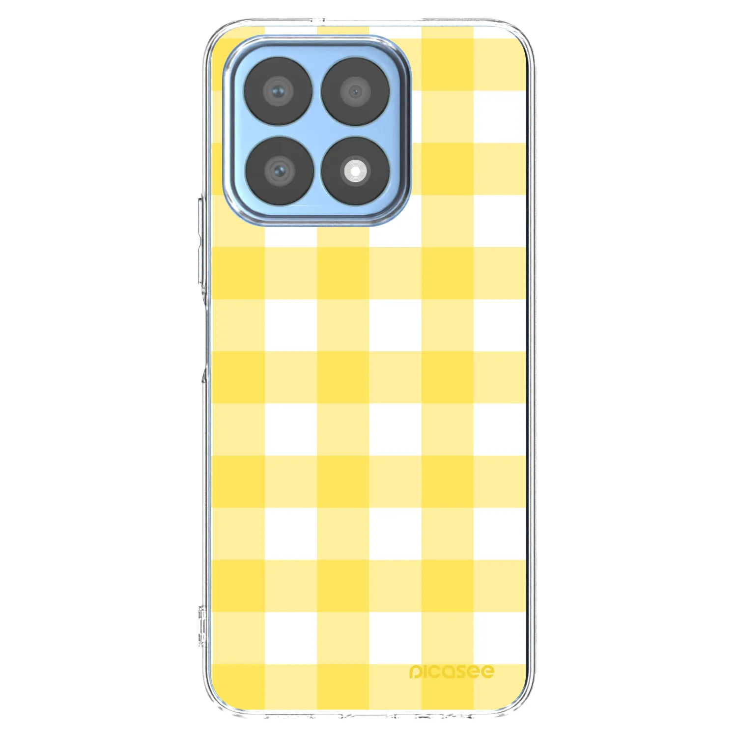 Picasee Honor X8a Hülle - Transparentes Silikon - Gride lemon