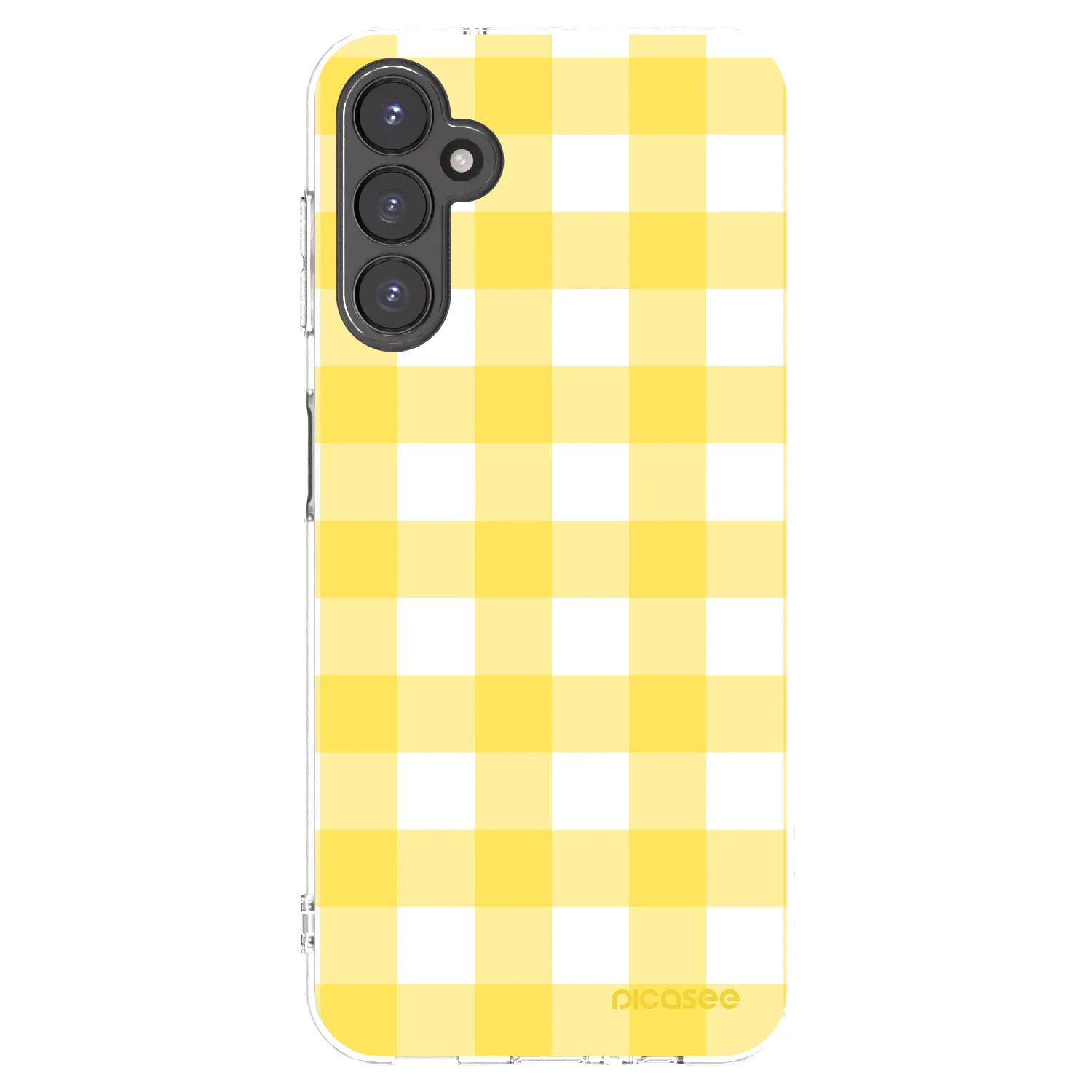 Picasee Samsung Galaxy A14 5G A146P Hülle - Transparentes Silikon - Gride lemon