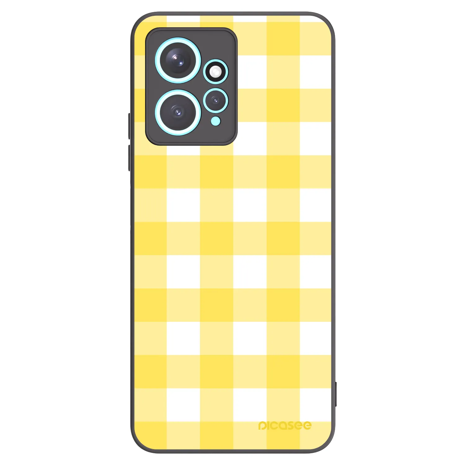 Picasee Xiaomi Redmi Note 12 4G Hülle - Schwarzes Silikon - Gride lemon