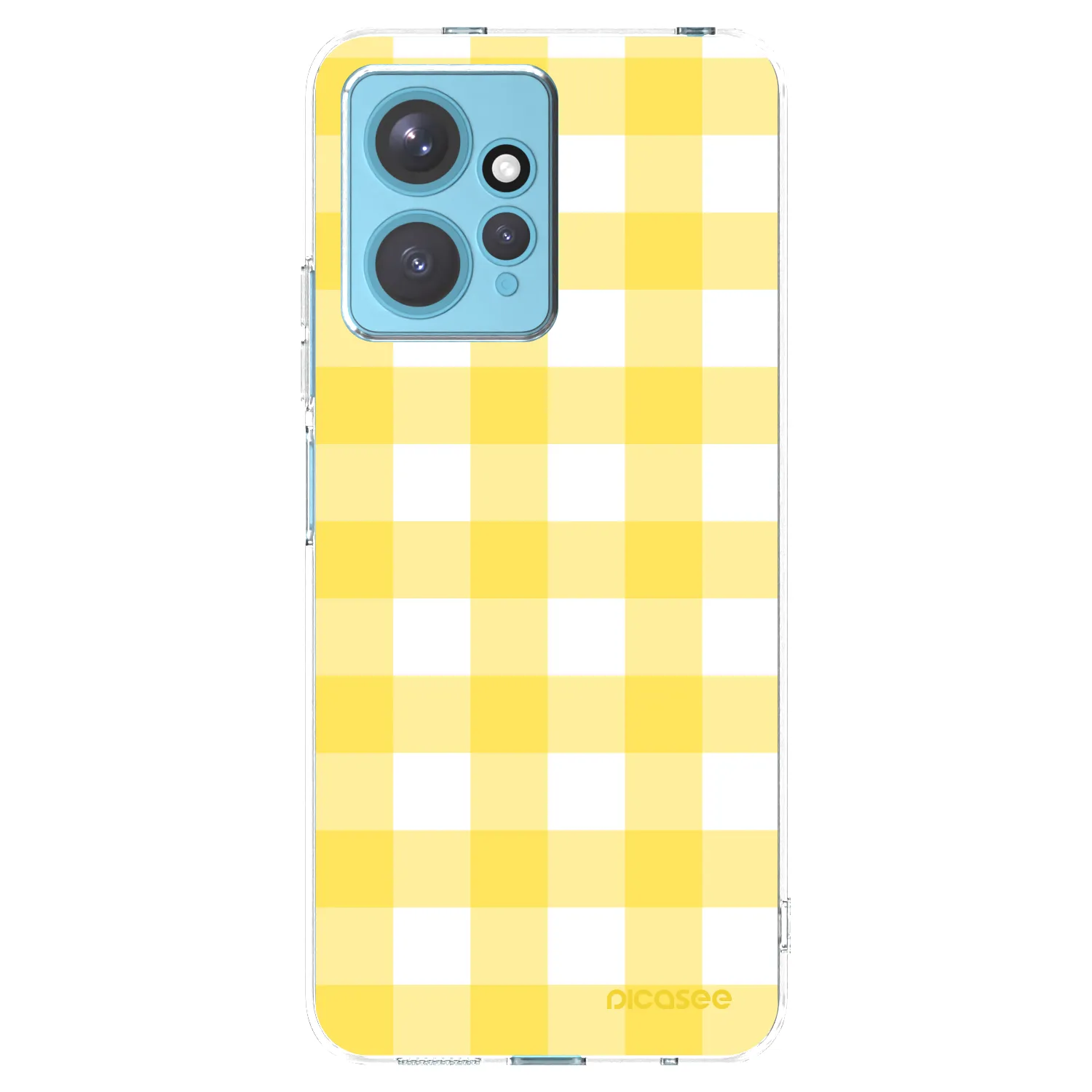 Picasee Xiaomi Redmi Note 12 4G Hülle - Transparentes Silikon - Gride lemon