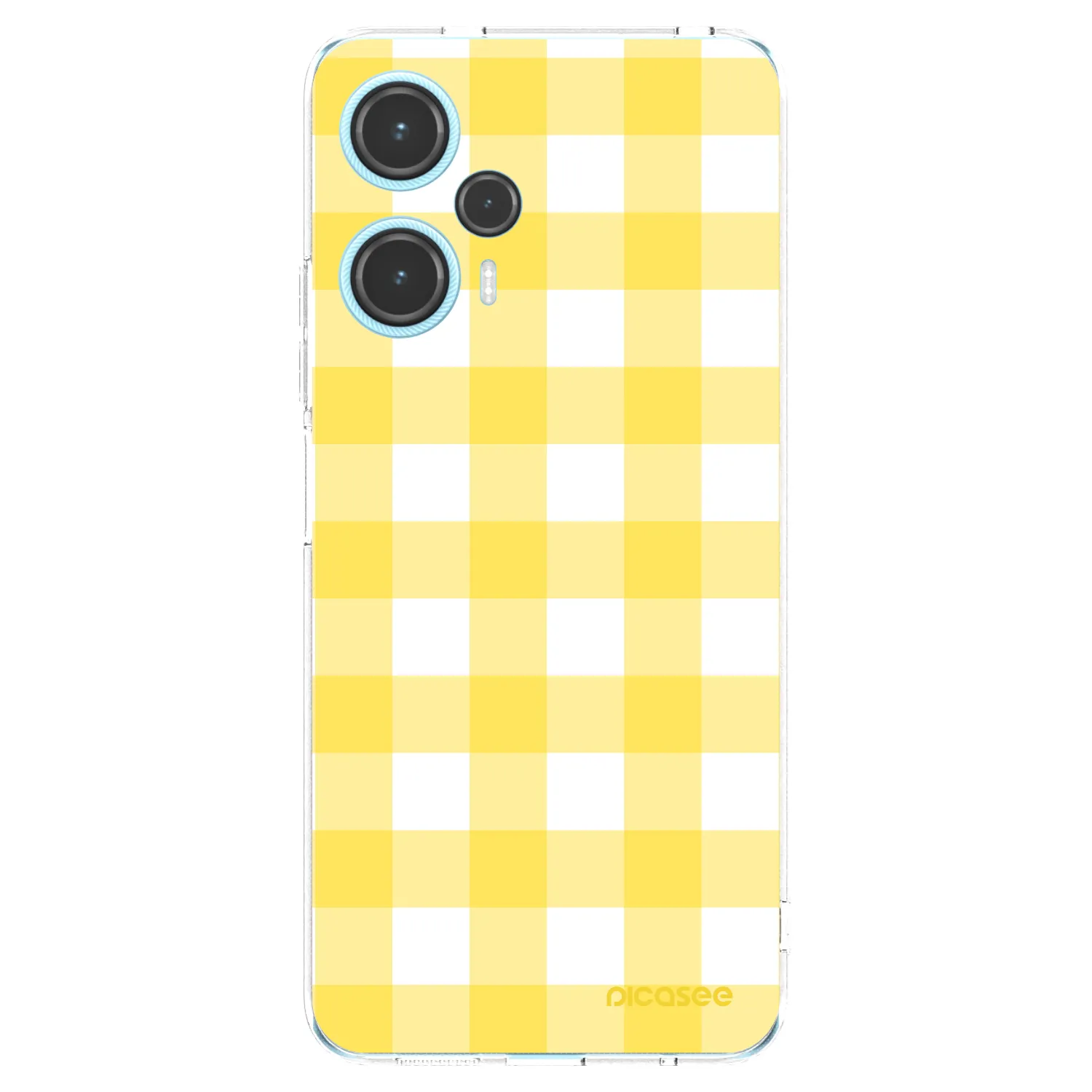 Picasee Xiaomi Poco F5 Hülle - Transparentes Silikon - Gride lemon