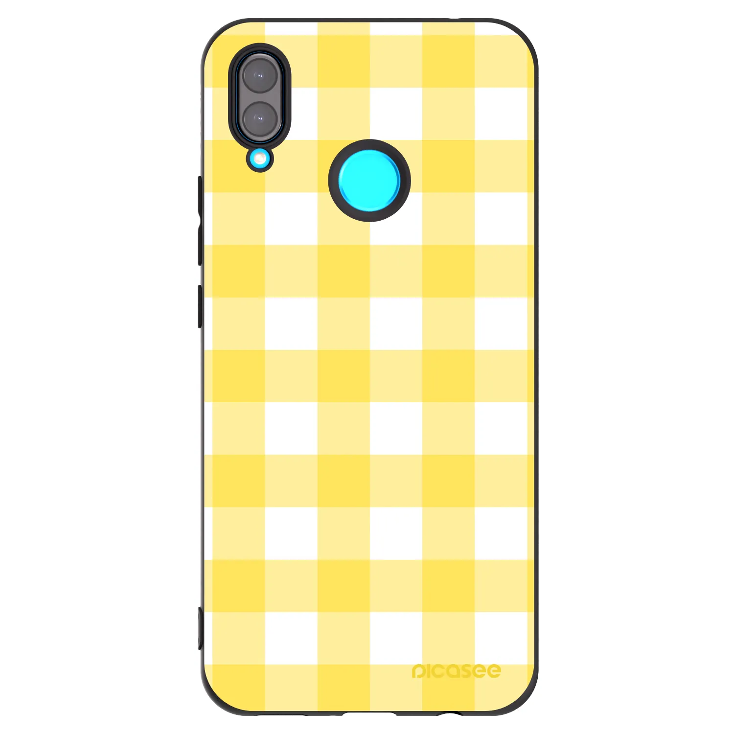 Picasee Huawei Nova 3i Hülle - Schwarzes Silikon - Gride lemon