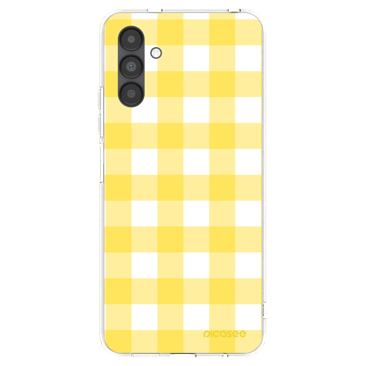 Picasee Samsung Galaxy A04s A047F Hülle - Transparentes Silikon - Gride lemon