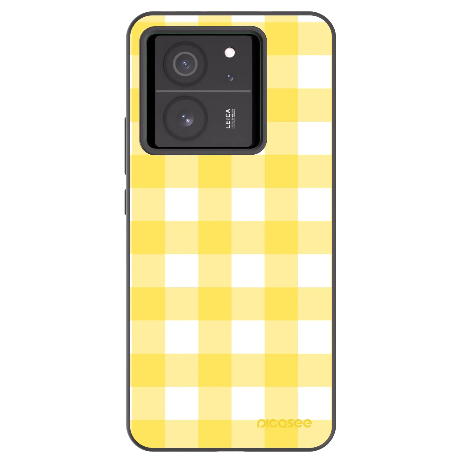Picasee Xiaomi 13T Hülle - Schwarzes Silikon - Gride lemon