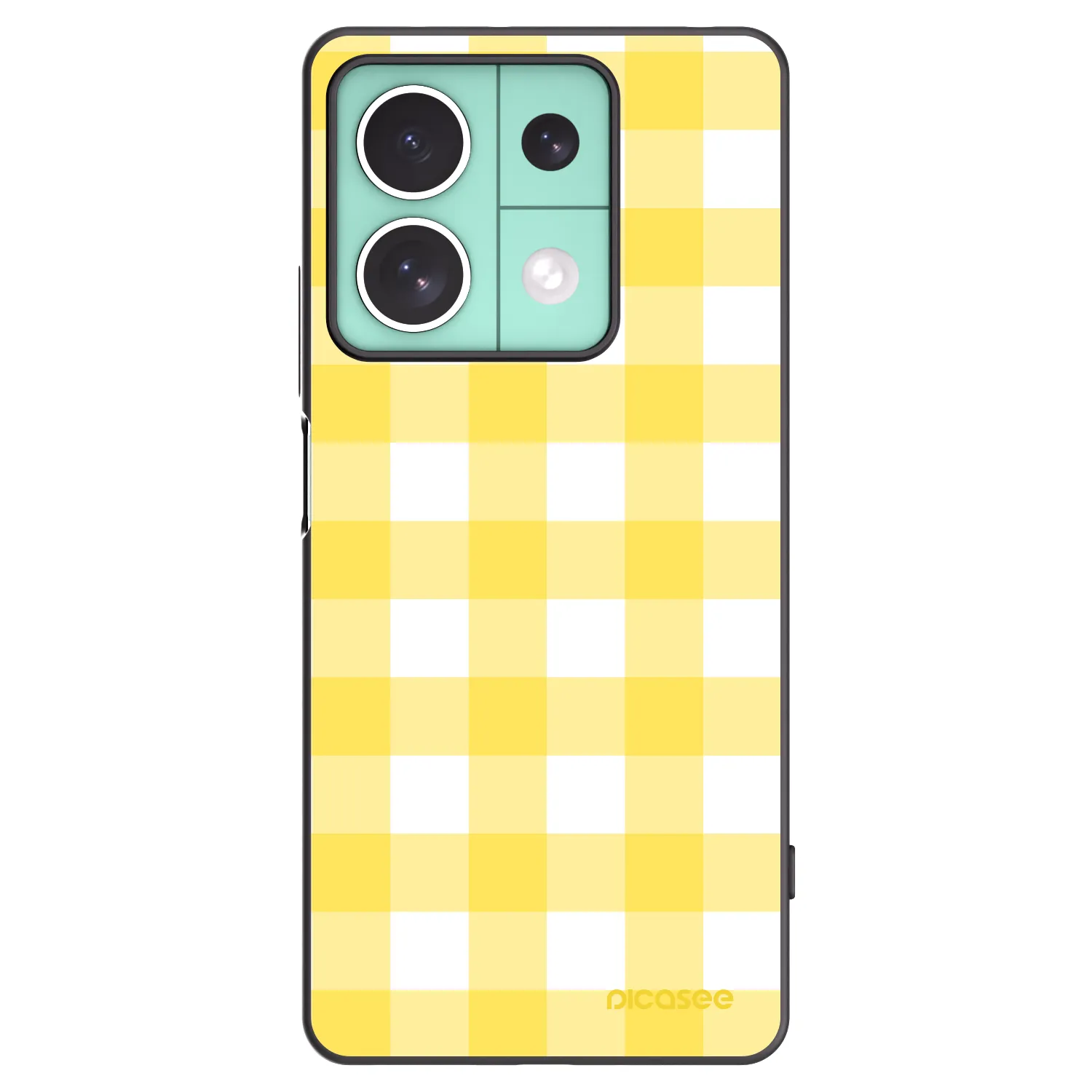 Picasee Xiaomi Redmi Note 13 5G Hülle - Schwarzes Silikon - Gride lemon