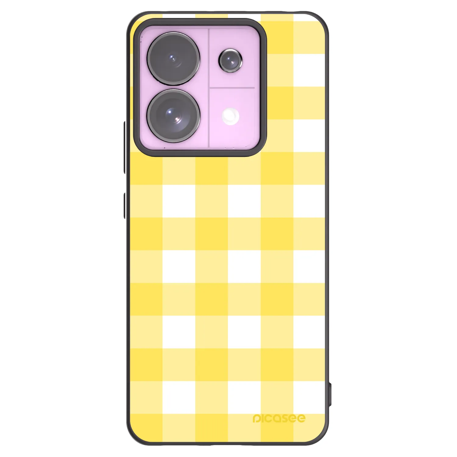 Picasee Xiaomi Redmi Note 13 Pro 5G Hülle - Schwarzes Silikon - Gride lemon