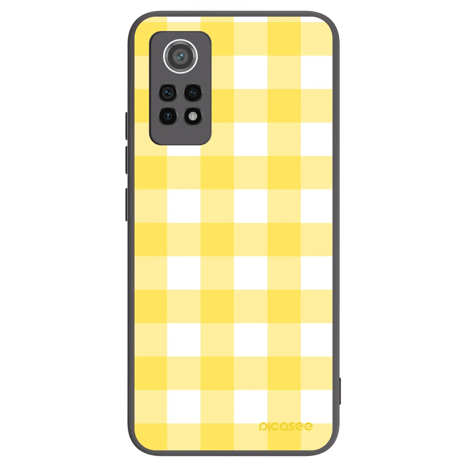 Picasee Xiaomi Redmi Note 12 Pro 4G Hülle - Schwarzes Silikon - Gride lemon