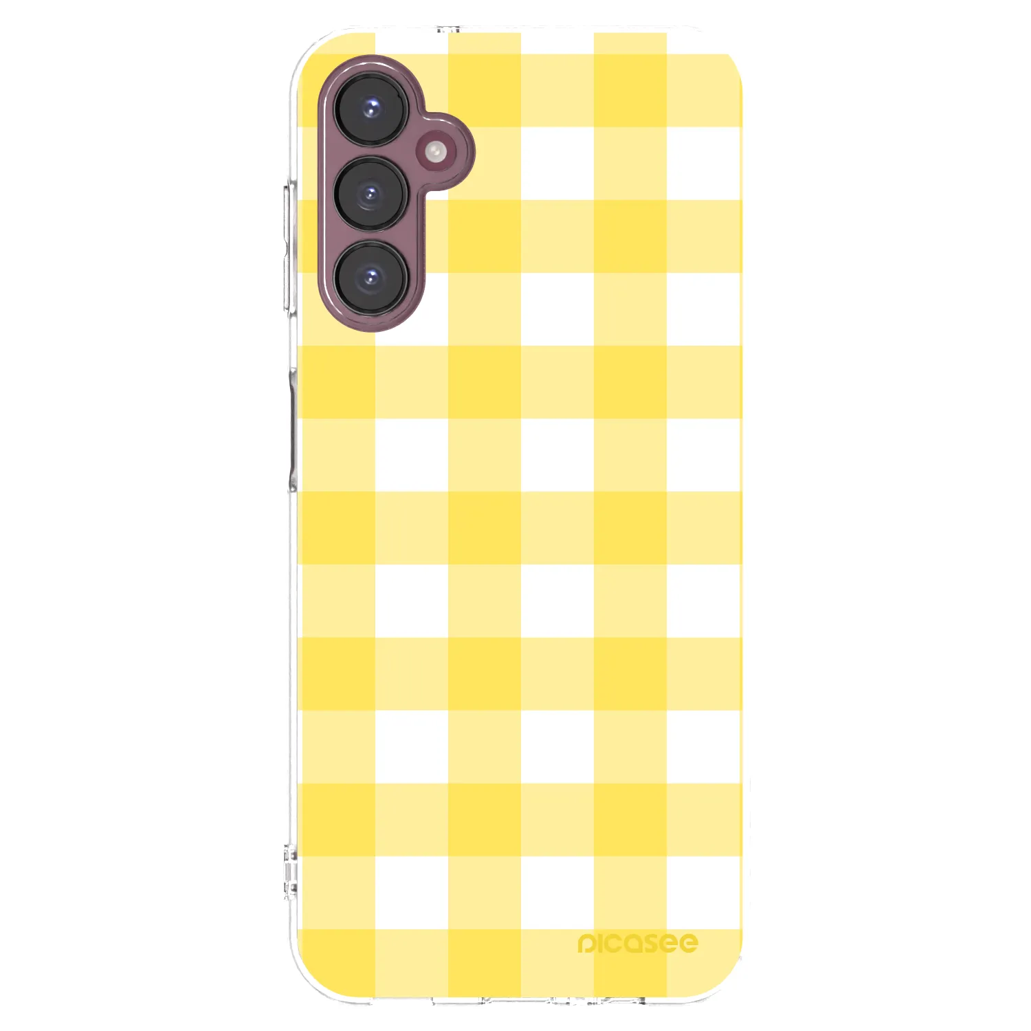 Picasee Samsung Galaxy A05s A057G Hülle - Transparentes Silikon - Gride lemon