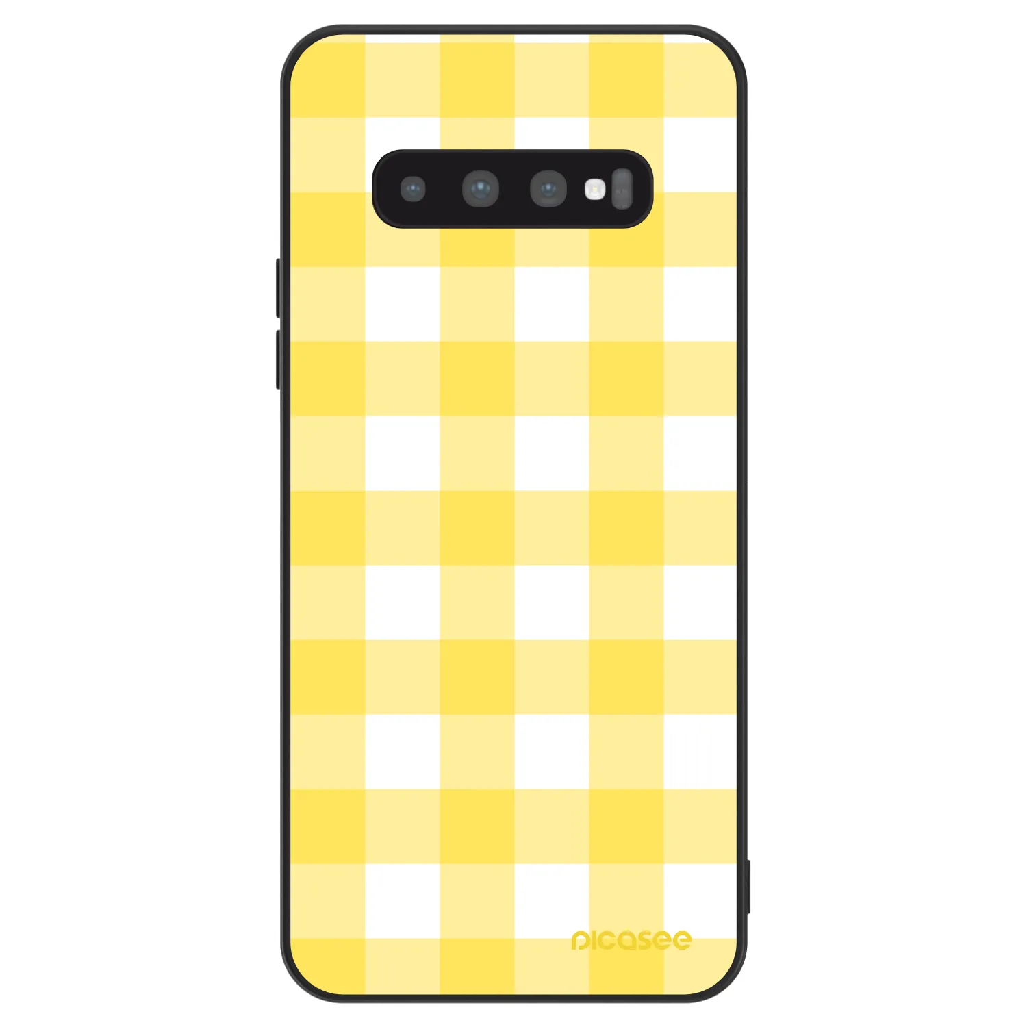 Picasee ULTIMATE CASE für Samsung Galaxy S10 Plus G975 - Gride lemon