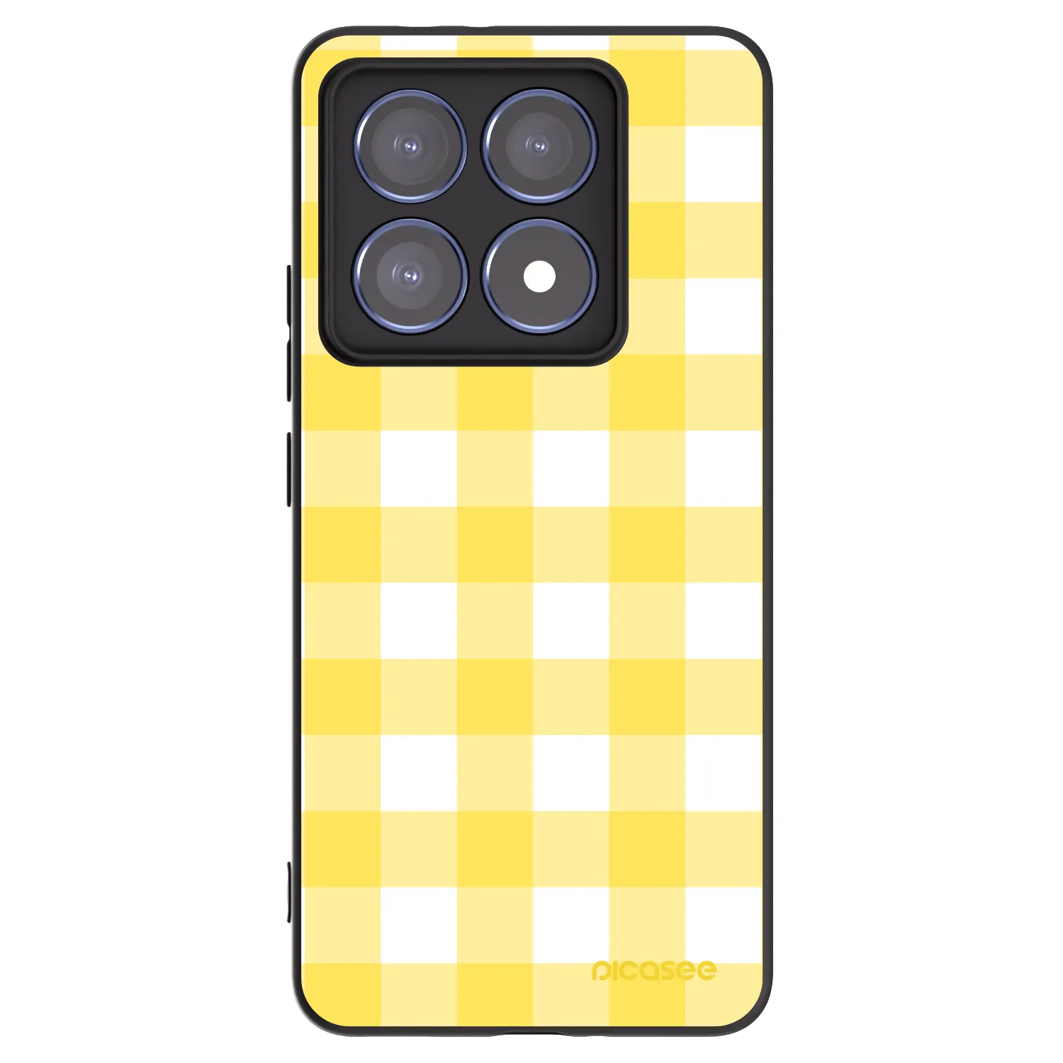 Picasee Xiaomi 14T Pro Hülle - Schwarzes Silikon - Gride lemon