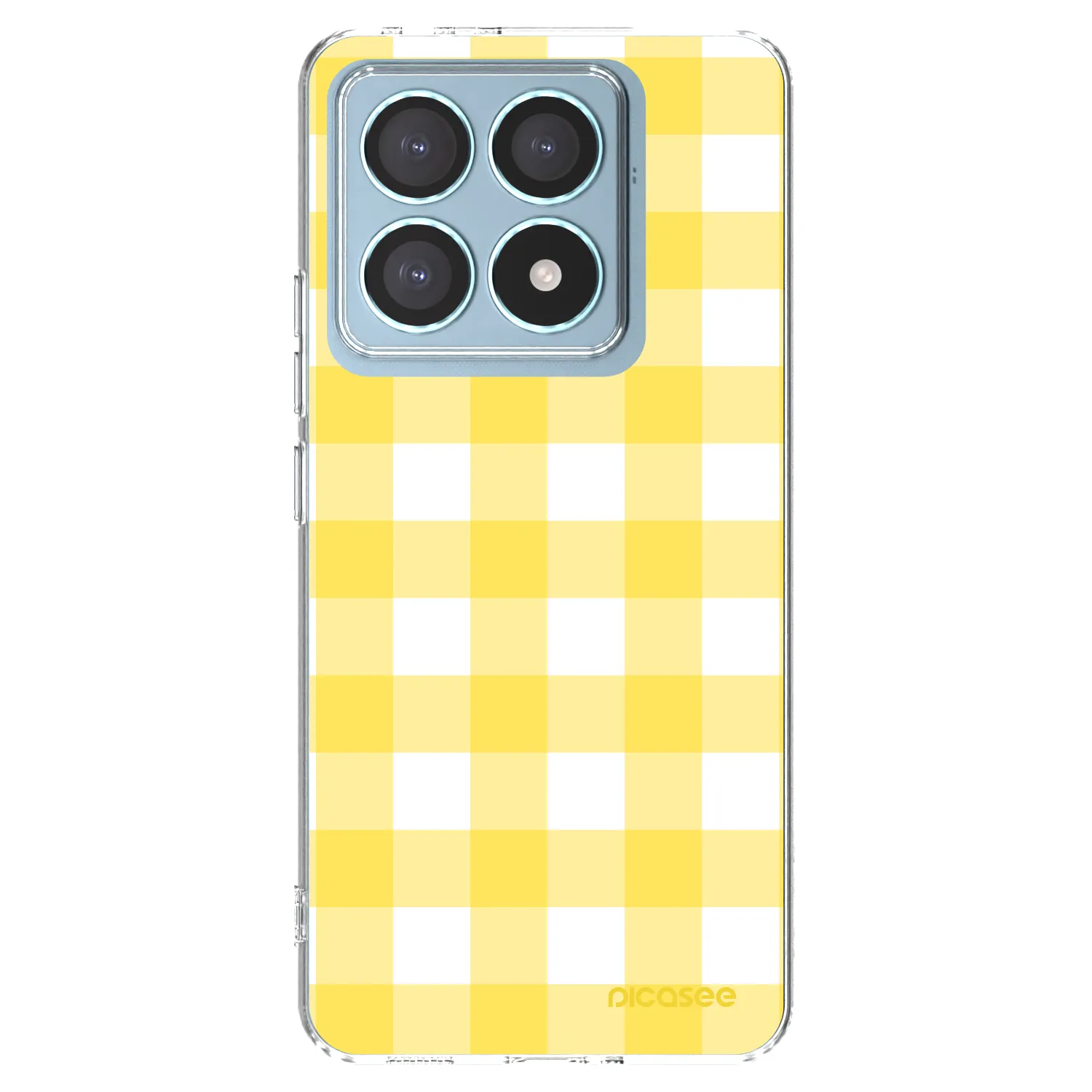 Picasee Xiaomi 14T Pro Hülle - Transparentes Silikon - Gride lemon