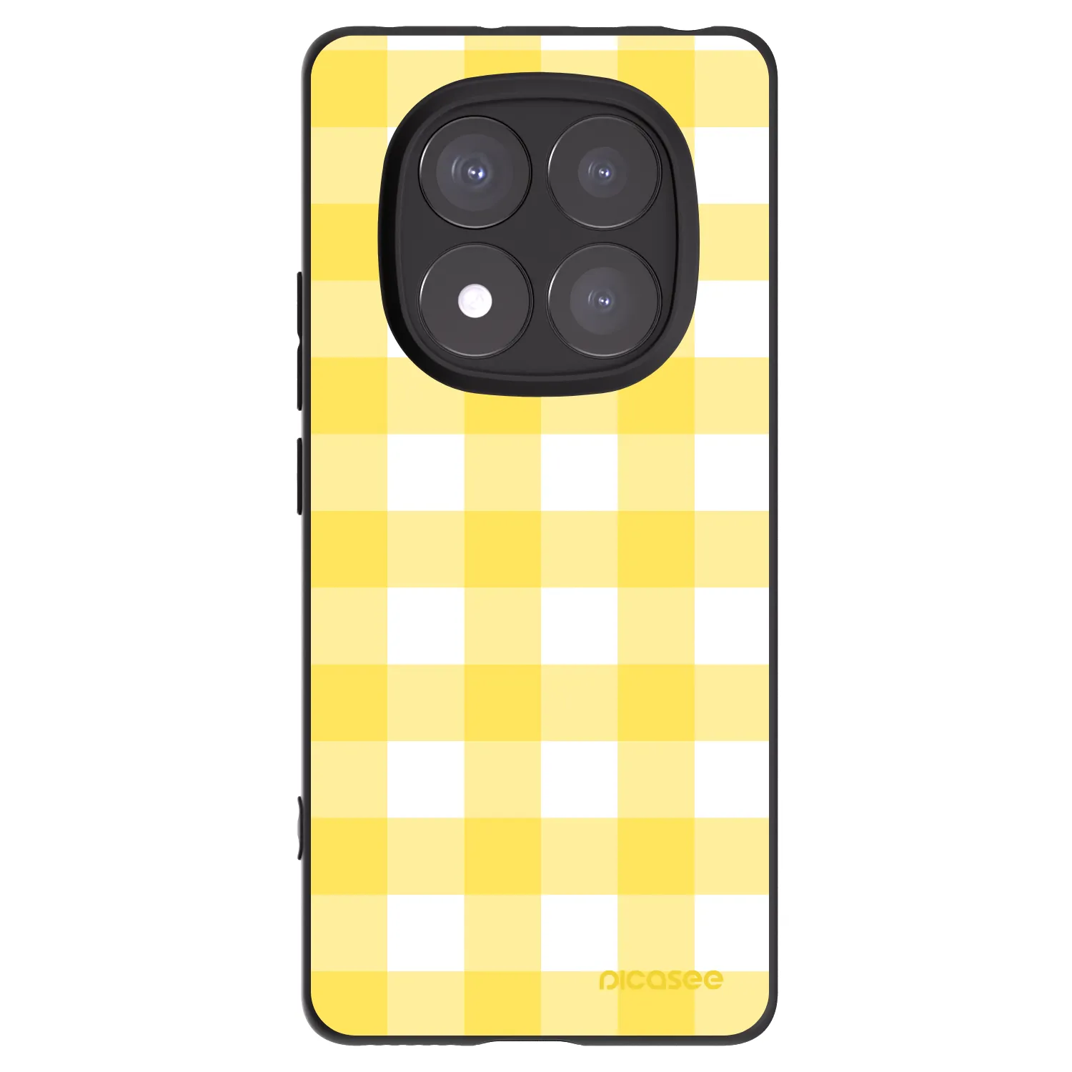Picasee Xiaomi Redmi Note 14 Pro+ 5G Hülle - Schwarzes Silikon - Gride lemon