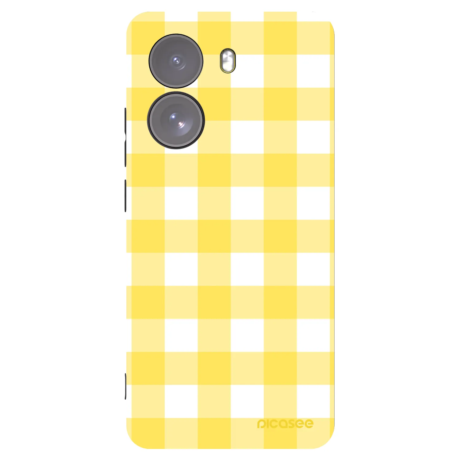 Picasee Xiaomi Poco X7 Hülle - Schwarzes Silikon - Gride lemon