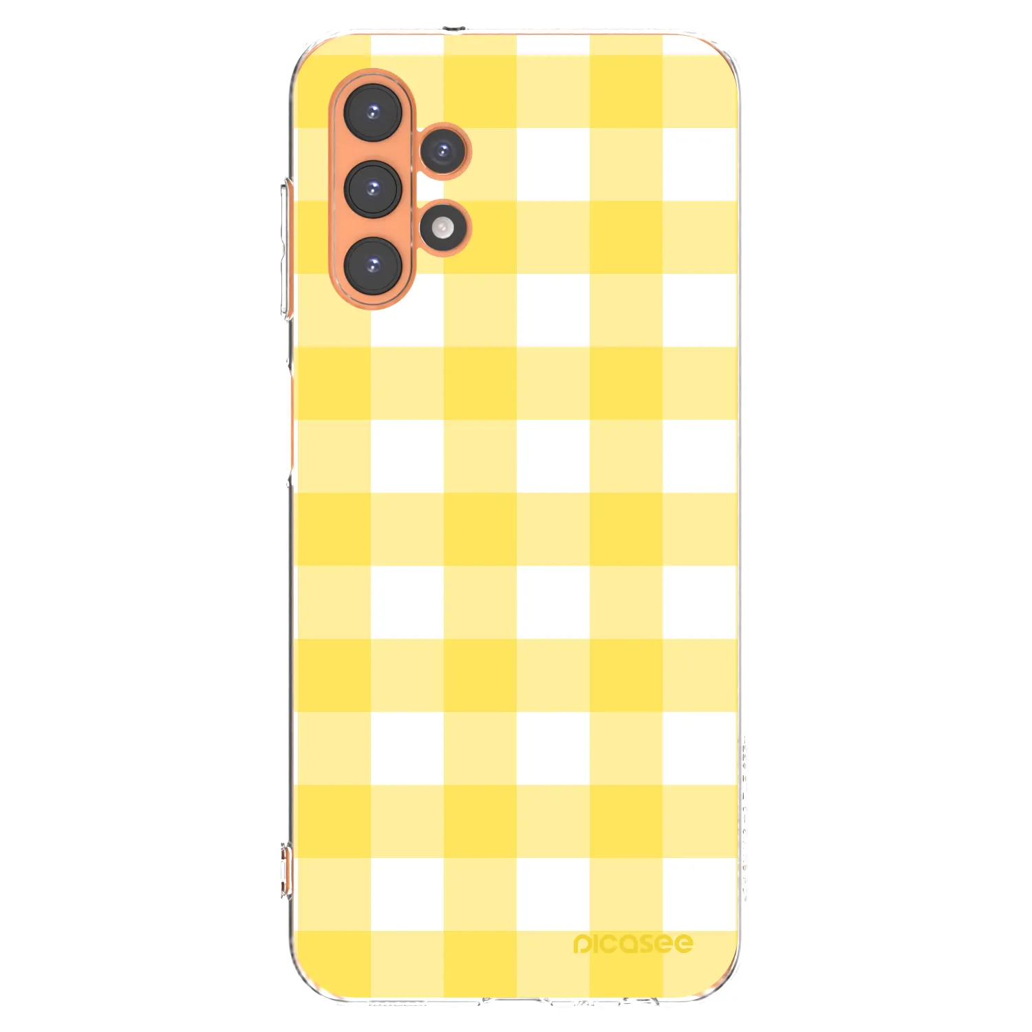 Picasee Samsung Galaxy A13 5G Hülle - Transparentes Silikon - Gride lemon