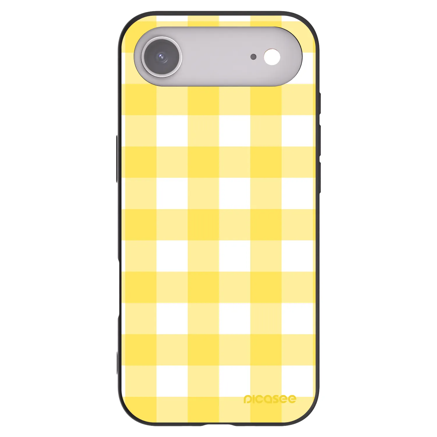 Picasee Apple iPhone Air Hülle - Schwarzes Silikon - Gride lemon