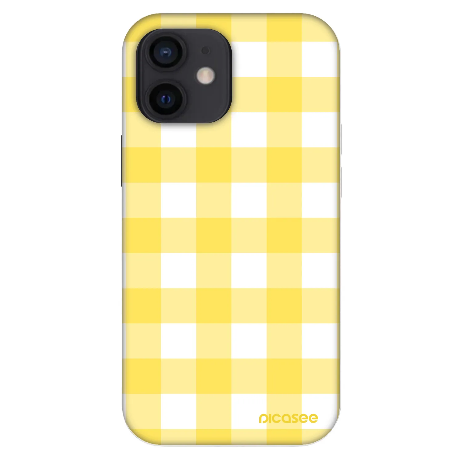 Picasee Fashion Case für Apple iPhone 12 mini - Gride lemon