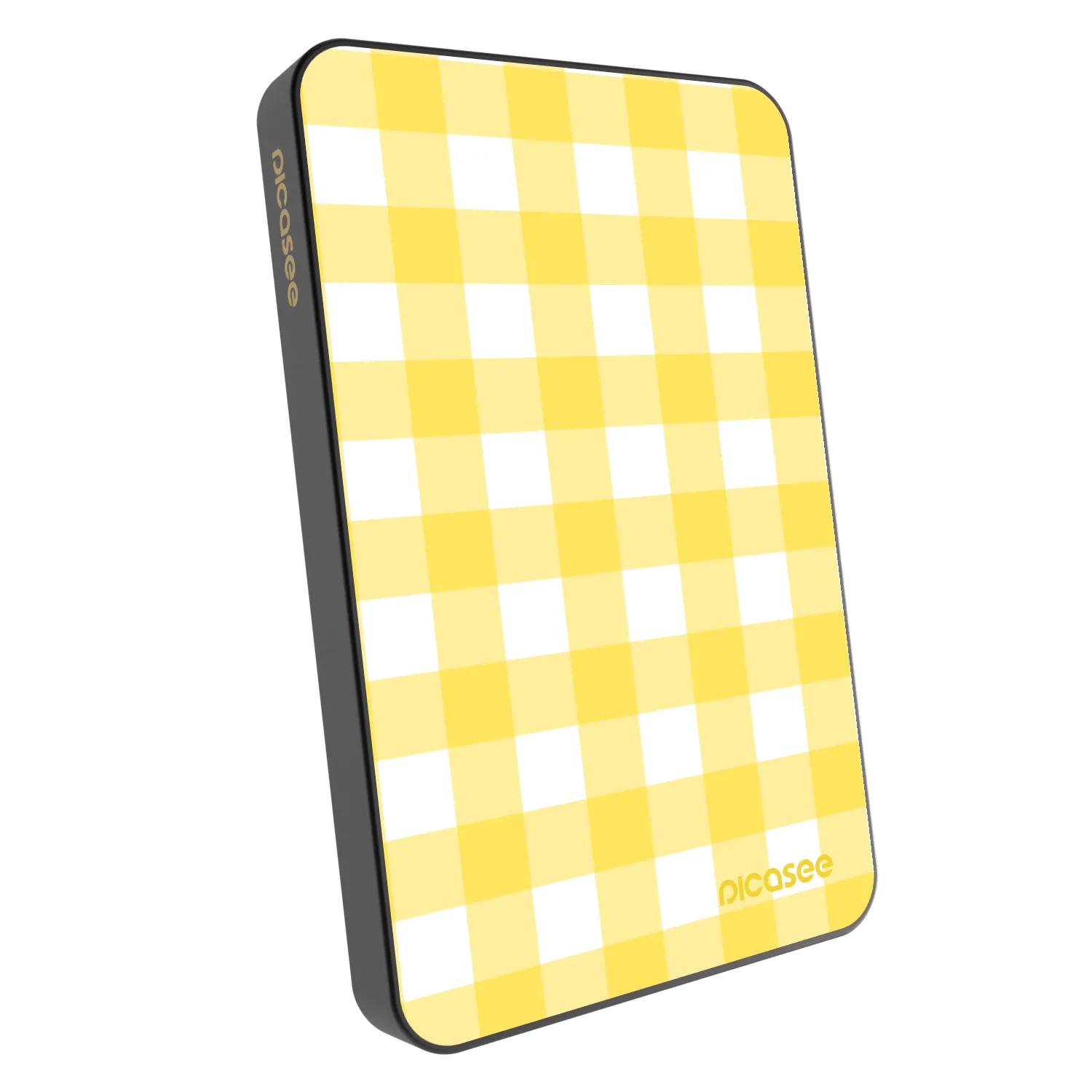 Picasee Powerbank mit MagSafe 5 000 mAh Grau - Gride lemon