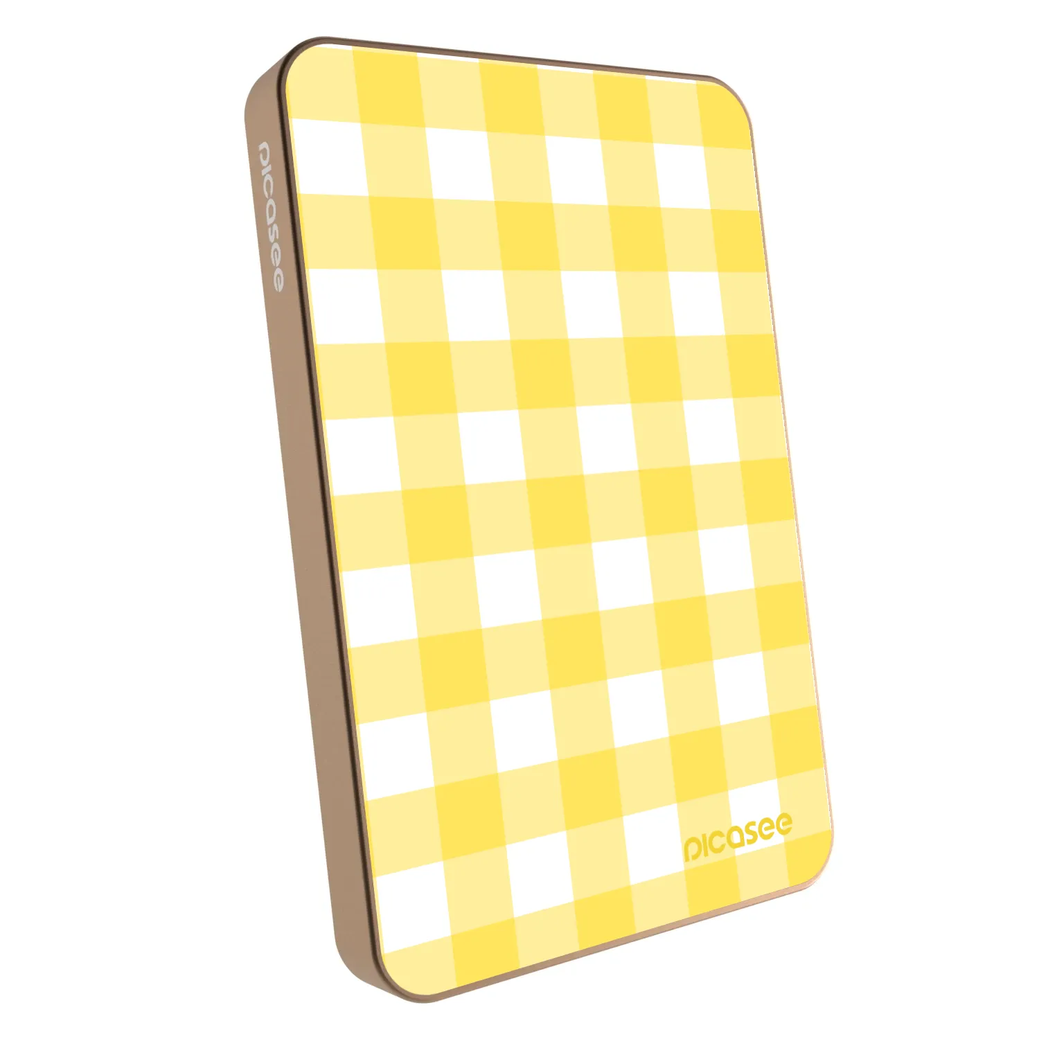 Picasee Powerbank mit MagSafe 5 000 mAh Golden - Gride lemon