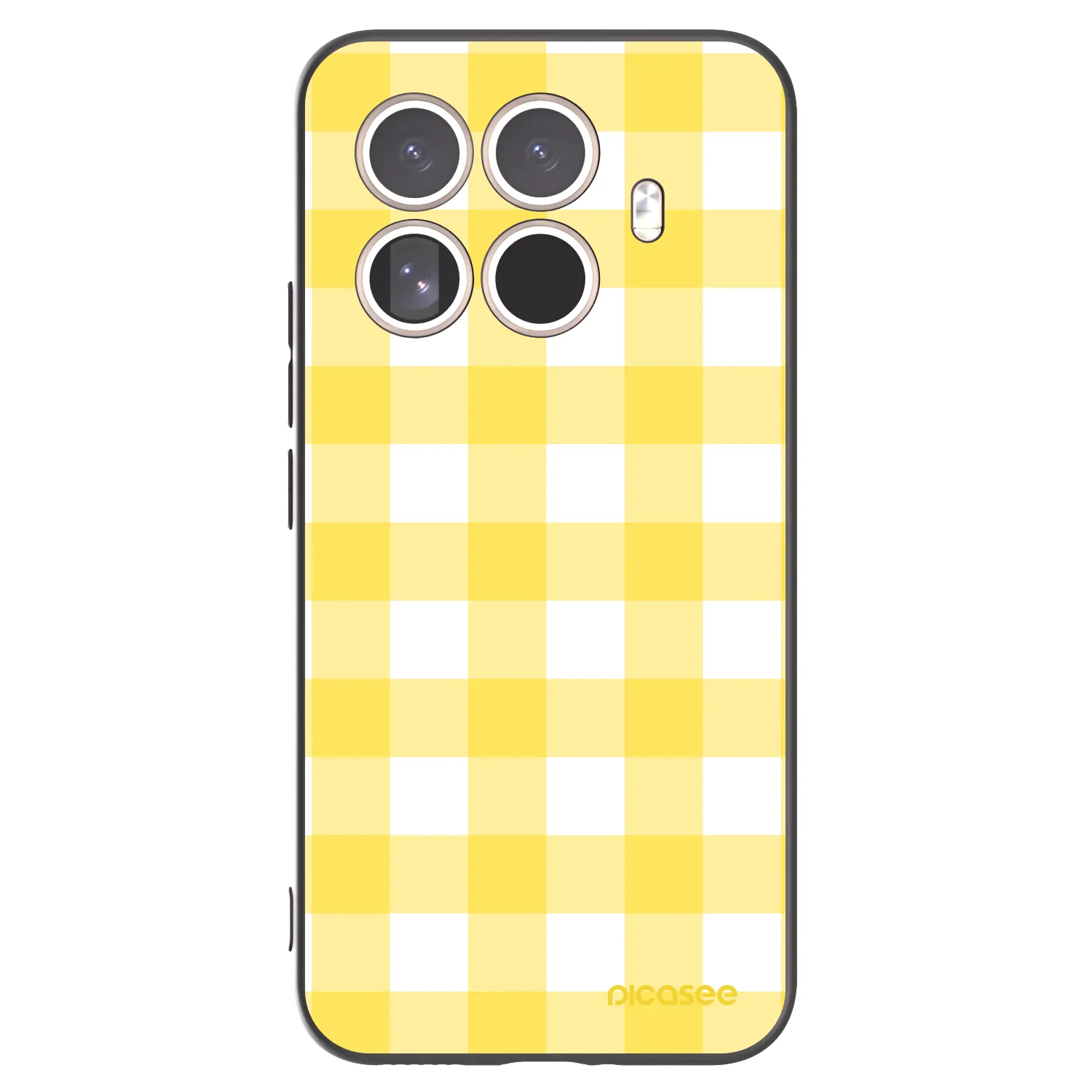 Picasee Xiaomi 15T Pro Hülle - Schwarzes Silikon - Gride lemon