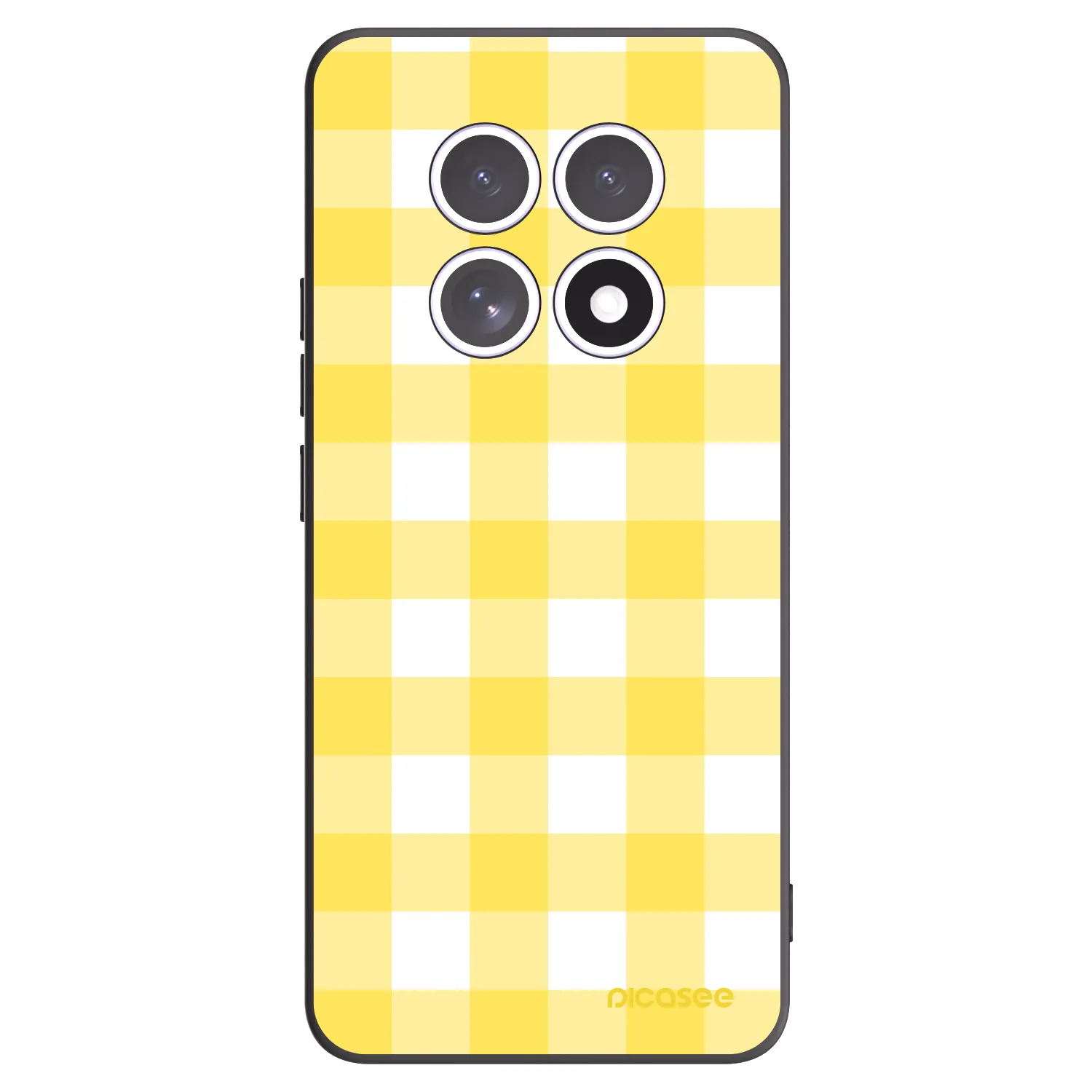 Picasee Xiaomi Redmi Note 15 4G Hülle - Schwarzes Silikon - Gride lemon