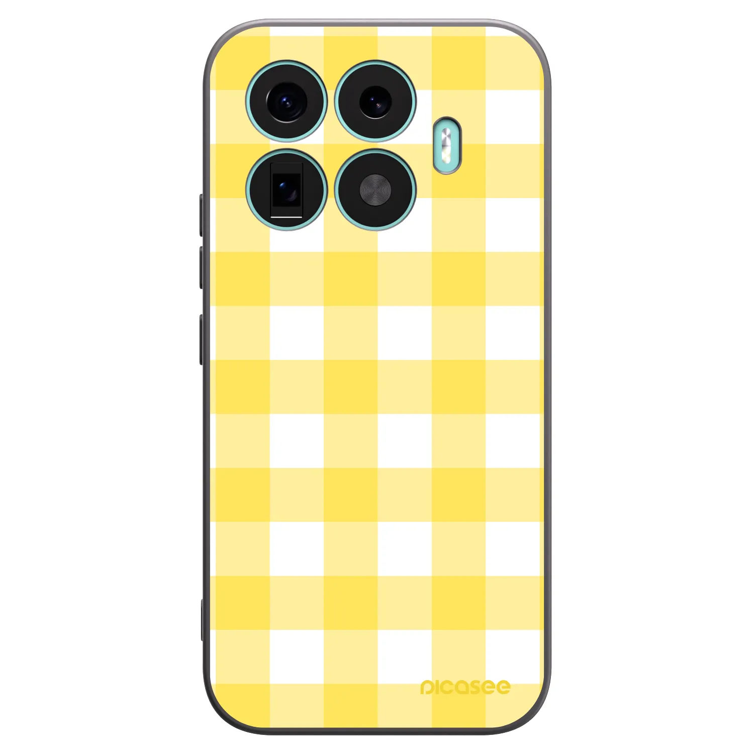 Picasee Xiaomi 17T Hülle - Schwarzes Silikon - Gride lemon